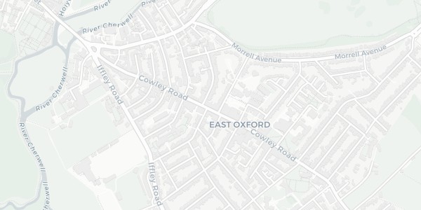 Karte von Cowley Road