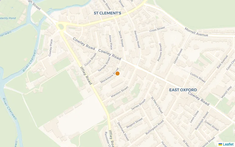 East Oxford Farmers' Market — Venue, Cowley Road, Oxford