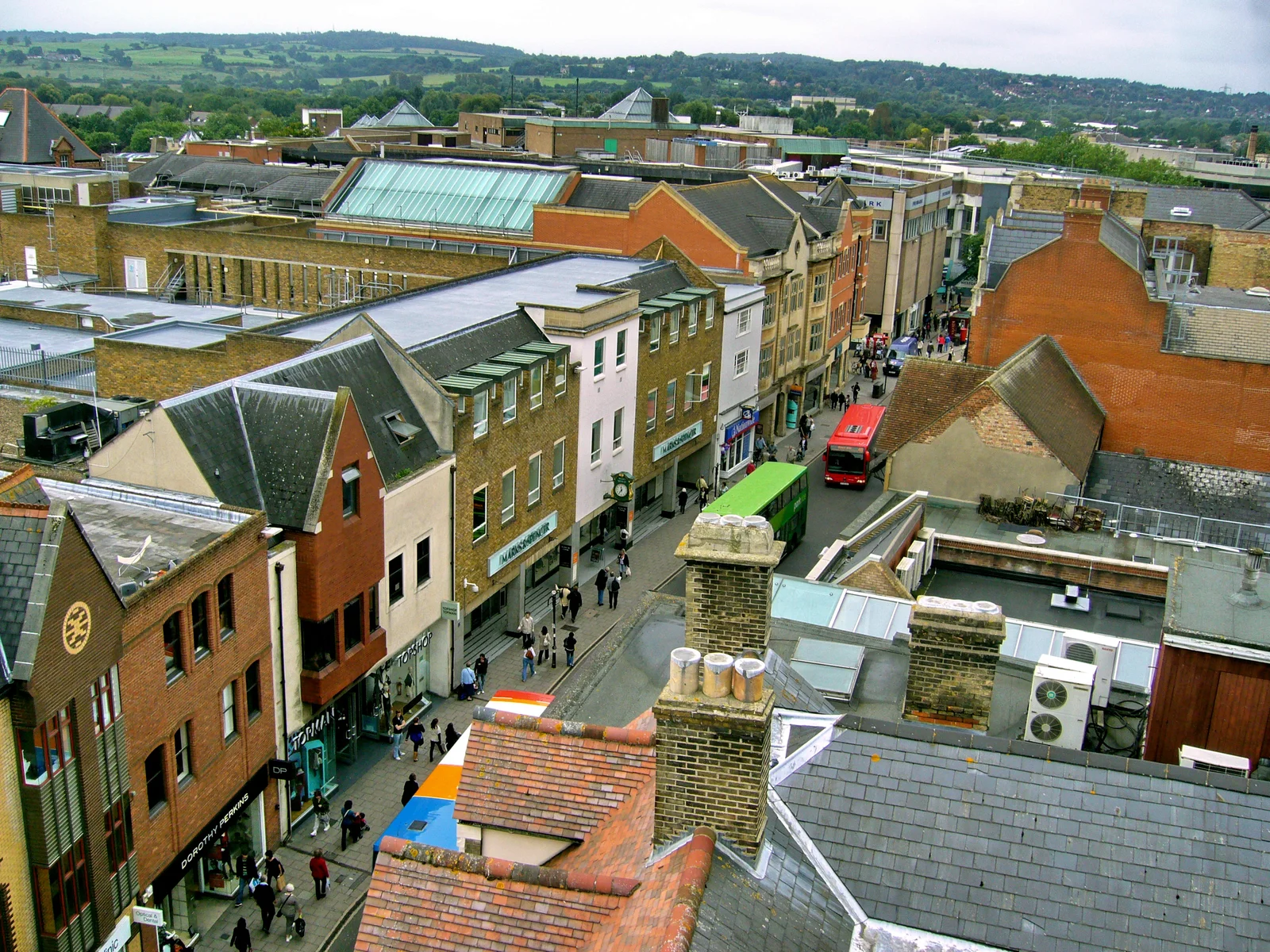 Queen Street, Oxford — pedestrianised retail